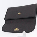 SAINT LAURENT Clutch Bag PVC Purple Gold Auth 174001-9