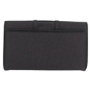 SAINT LAURENT Clutch Bag PVC Purple Gold Auth 174001-2