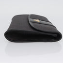 SAINT LAURENT Clutch Bag PVC Purple Gold Auth 174001-3