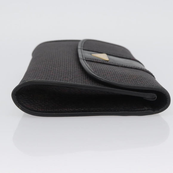 SAINT LAURENT Clutch Bag PVC Purple Gold Auth 174001