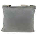 PRADA Schoudertas Nylon Grijs Zilver Auth 174005-2