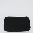 PRADA Pouch Nylon 3 Set Purple Khaki black Auth 174009-10