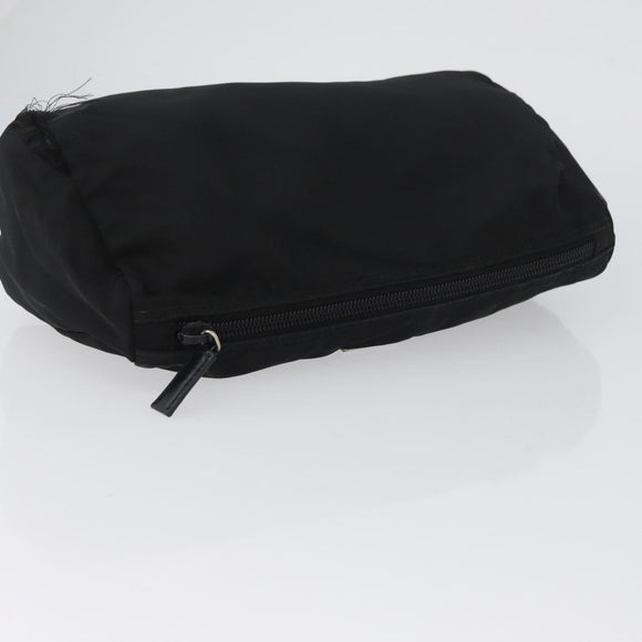 PRADA Pouch Nylon 3 Set Purple Khaki black Auth 174009