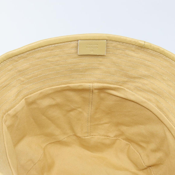 GUCCI GG Canvas Bucket hat Hat Beige Auth 174012A