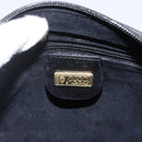 GUCCI Shoulder Bag Leather Black Gold 007 256 0051 Auth 174016-17