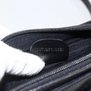 GUCCI Shoulder Bag Leather Black Gold 007 256 0051 Auth 174016-12