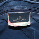 GUCCI GG Supreme Clutch Bag PVC Navy 89 02 075 Auth 174020A-13