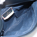 GUCCI GG Supreme Clutch Bag PVC Navy 89 02 075 Auth 174020A-14