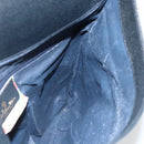 GUCCI GG Supreme Clutch Bag PVC Navy 89 02 075 Auth 174020A-15
