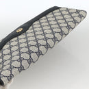 GUCCI GG Supreme Clutch Bag PVC Navy 89 02 075 Auth 174020A-6