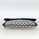 GUCCI GG Supreme Clutch Bag PVC Navy 89 02 075 Auth 174020A-7