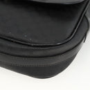 GUCCI Micro GG Supreme Shoulder Bag PVC Black Gold 001 115 4425 Auth 174021-10