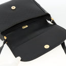 GUCCI Micro GG Supreme Shoulder Bag PVC Black Gold 001 115 4425 Auth 174021-14