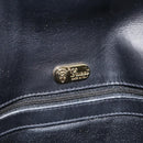 GUCCI Micro GG Supreme Shoulder Bag PVC Black Gold 001 115 4425 Auth 174021-15