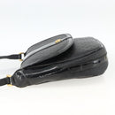 GUCCI Micro GG Supreme Shoulder Bag PVC Black Gold 001 115 4425 Auth 174021-4