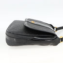 GUCCI Micro GG Supreme Shoulder Bag PVC Black Gold 001 115 4425 Auth 174021-5