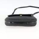 GUCCI Micro GG Supreme Shoulder Bag PVC Black Gold 001 115 4425 Auth 174021-9
