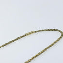Chloe Ribbon Chain Handtas Leer Zwart Goud Auth 174022A-8