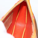 LOUIS VUITTON Monogram Vernis Fluo Lexington Pouch Orange M91908 Auth 174030-18