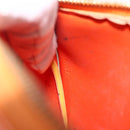 LOUIS VUITTON Monogram Vernis Fluo Lexington Pouch Orange M91908 Auth 174030-12