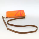 LOUIS VUITTON Monogram Vernis Fluo Lexington Pouch Orange M91908 Auth 174030-7