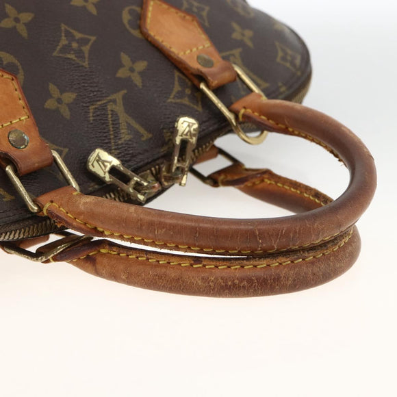 LOUIS VUITTON Monogram Alma Hand Bag M51130 LV Auth 174031