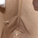 GUCCI GG Supreme Web Sherry Line Tote Bag Beige Auth 174038-18