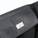 GUCCI Waist bag Nylon Black Silver 28566 Auth 174041-14