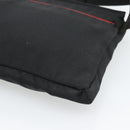 GUCCI Waist bag Nylon Black Silver 28566 Auth 174041-18