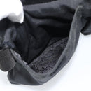 GUCCI Waist bag Nylon Black Silver 28566 Auth 174041-22