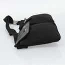 GUCCI Waist bag Nylon Black Silver 28566 Auth 174041-3