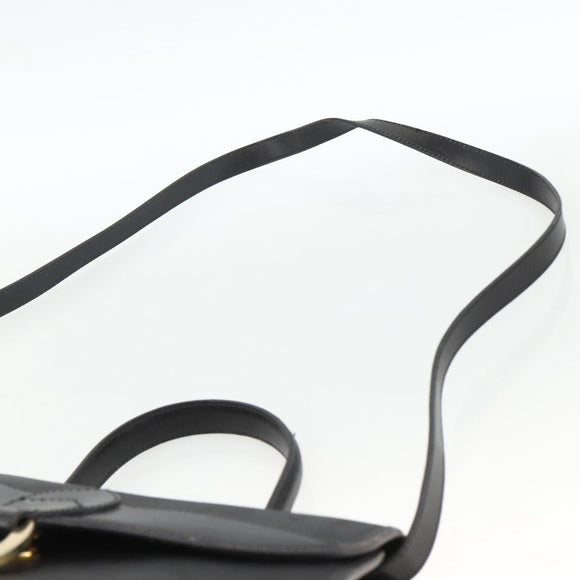 Christian Dior Trotter Canvas Hand Bag PVC Leather 2way Gold Black Auth 174047