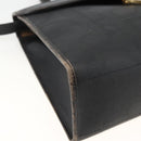 Christian Dior Trotter Canvas Hand Bag PVC Leather 2way Gold Black Auth 174047-16