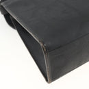 Christian Dior Trotter Canvas Hand Bag PVC Leather 2way Gold Black Auth 174047-18