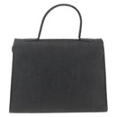 Christian Dior Trotter Canvas Hand Bag PVC Leather 2way Gold Black Auth 174047-2