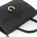 Christian Dior Trotter Canvas Hand Bag PVC Leather 2way Gold Black Auth 174047-6