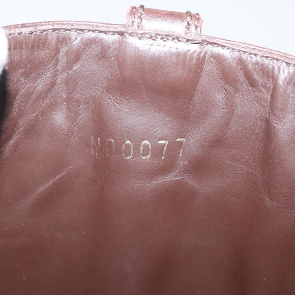 LOUIS VUITTON Monogram Idylle Boots 36 Dark Brown LV Auth 174048A