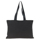 PRADA Tote Bag Nylon Black Silver Auth 174049-2