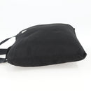 PRADA Tote Bag Nylon Black Silver Auth 174049-3