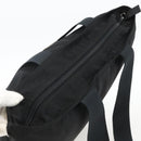 PRADA Tote Bag Nylon Black Silver Auth 174049-6