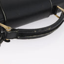 PRADA Safiano Leather Business Bag Black Gold Auth 174051-7