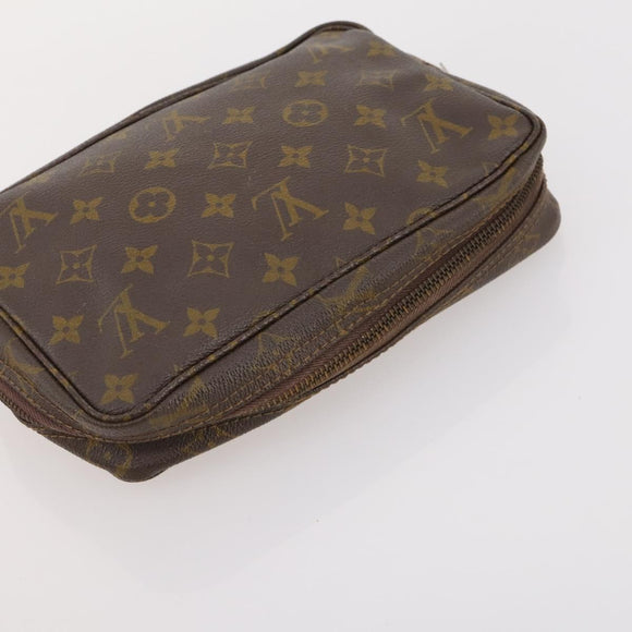 LOUIS VUITTON Monogram Vernis Hand Bag 5 Set Yellow LV Auth 174055