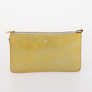 LOUIS VUITTON Monogram Vernis Hand Bag 5 Set Yellow LV Auth 174055-19