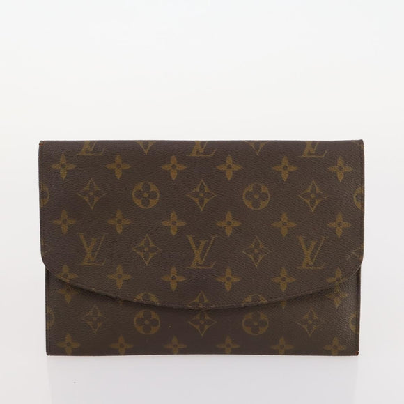LOUIS VUITTON Monogram Vernis Hand Bag 5 Set Yellow LV Auth 174055