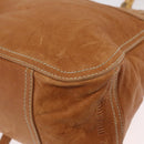 Miu Miu Bamboo Hand Bag Leather 2way Brown Gold Auth 174060A-19