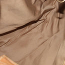 Miu Miu Bamboo Hand Bag Leather 2way Brown Gold Auth 174060A-11