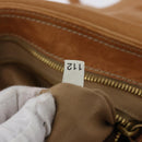 Miu Miu Bamboo Hand Bag Leather 2way Brown Gold Auth 174060A-12