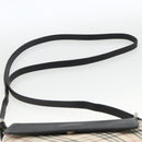 BURBERRY Nova Check Shoulder Bag Canvas Beige Black Silver Auth 174064-8