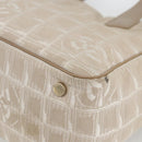 CHANEL New Travel Line Tote Bag Beige CC Auth 174068-9