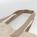 CHANEL New Travel Line Tote Bag Beige CC Auth 174068-8